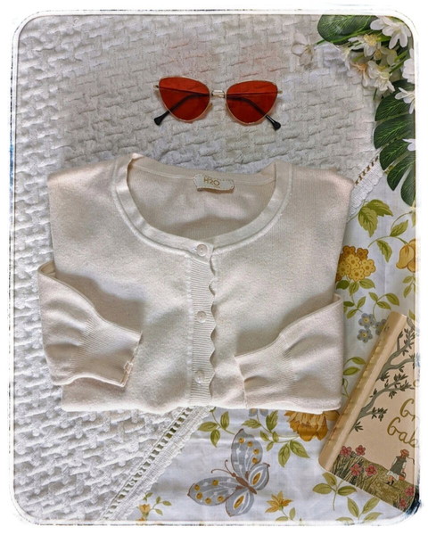 Ρομαντικη Ζακετουλα • Cottagecore cardigan
