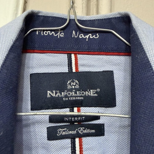 Napoleone blue dress shirt XXL