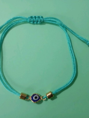 Martyrika bracelets new, pack of 20, petrol with blue eye