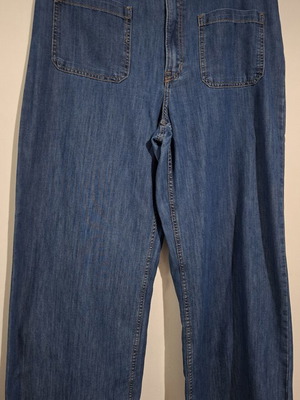 H&M women's slim denim pants size 46 like new blue