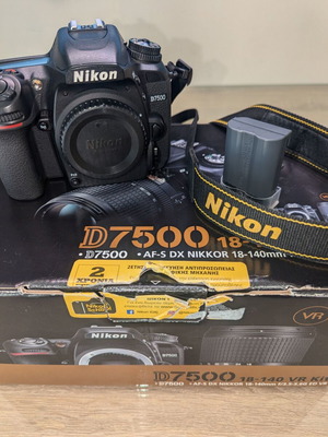 Nikon D7500 Body used DSLR camera with excellent image quality