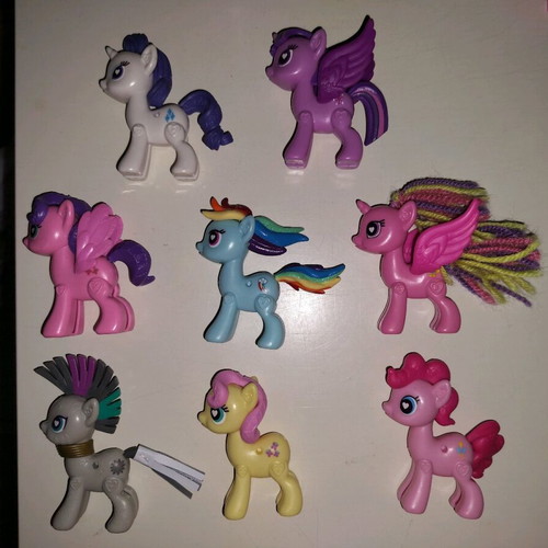 My Little Pony Hasbro collection, 8 figures with accessories like new