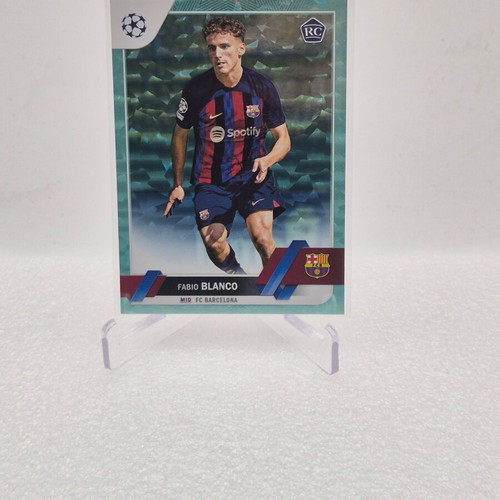 2022 Topps UEFA Club Competitions Fabio Blanco #172 Rookie RC trading card used