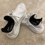 Adidas NMD Human Race x Pharrell Core white sneakers like new, size 36
