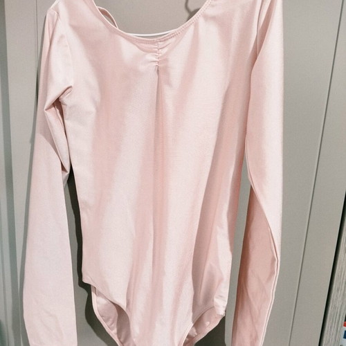 Ballet and dance leotard and shoes used size 34-35 pink
