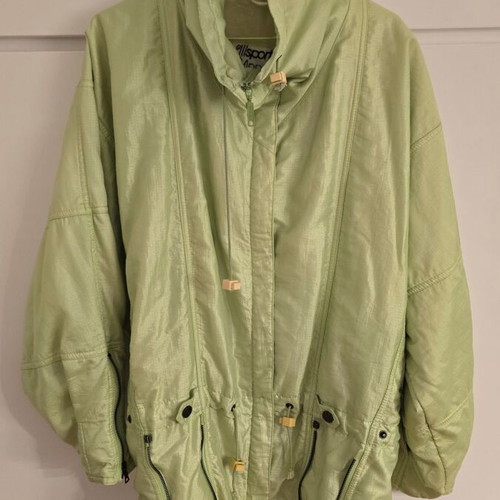 YETI women's fluo rave jacket used, green and yellow, Large/Extra Large