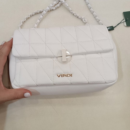 Verde shoulder bag white new