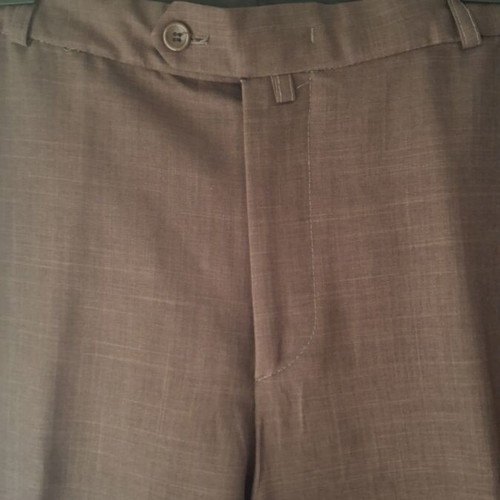 Men's fabric pants used, summer brown, size Large/XL