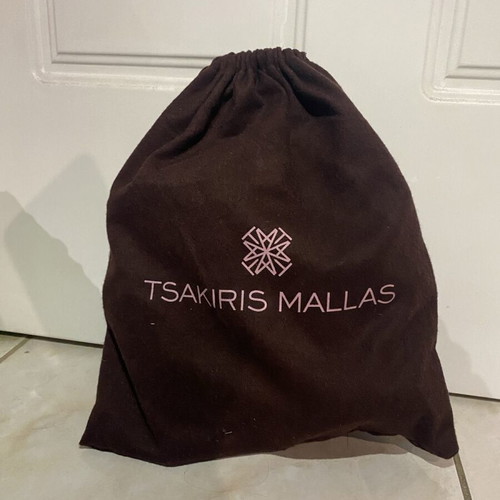 Tsakiris Mallas ankle boots with thin heel, grey, like new