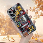 Θήκη κινητού iPhone 16 Pro καινούργια, διαφανές σχέδιο 2D