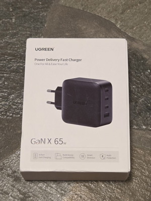 Φορτιστής Ugreen CD224 Quick Charge 3.0 65W με 3 θύρες USB-C και 1 USB-A
