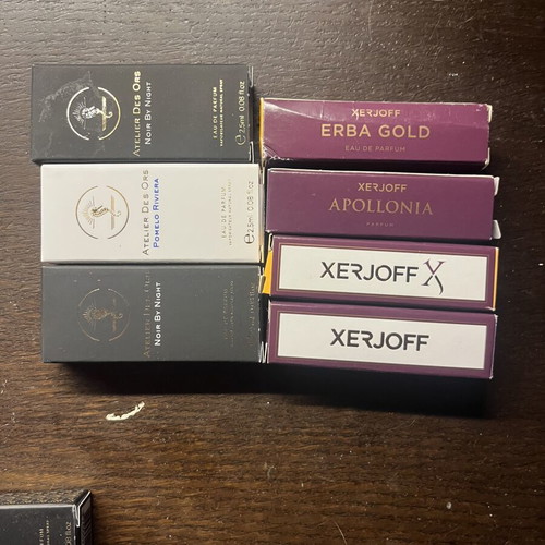Xerjoff and Atelier Des Ors perfume testers set