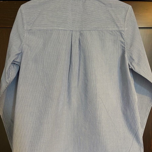 Petit Bateau Kids Dress Shirt new, blue, size 140 cm