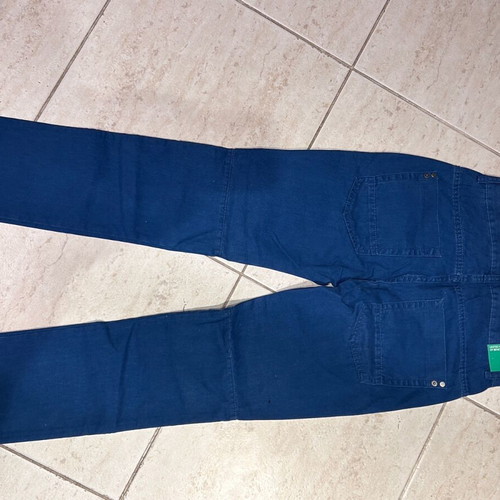 Benetton cotton pants for boy 10-11 years new, blue