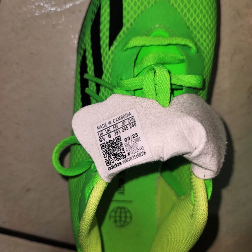 Ποδοσφαιρικά παπούτσια Adidas σχεδόν καινούργια, μέγεθος 39,5, πράσινα