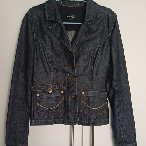 Toi&Moi women's denim jacket used, dark blue, size M