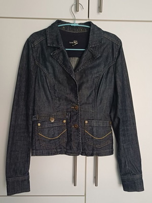 Toi&Moi women's denim jacket used, dark blue, size M