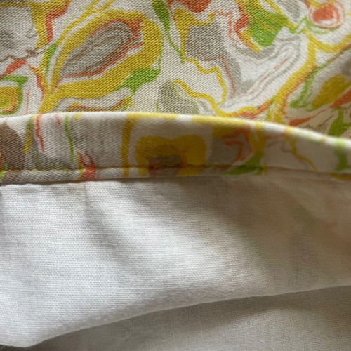 Vintage swim shorts used, multicolor, 50s-60s style