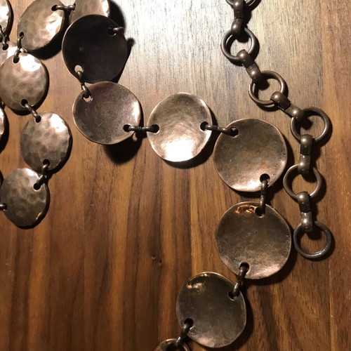 Handmade bronze belt new with unique clasp