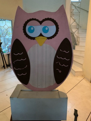Owl decor for children's room like new