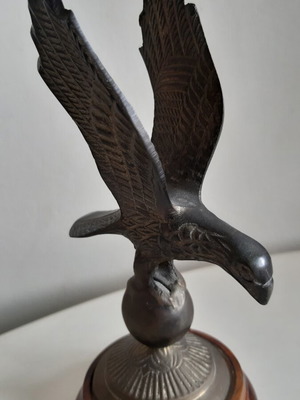 Decorative eagle used, 16.5 cm with base