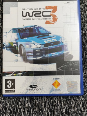 WRC 3 PlayStation 2 game like new, complete with box and booklet