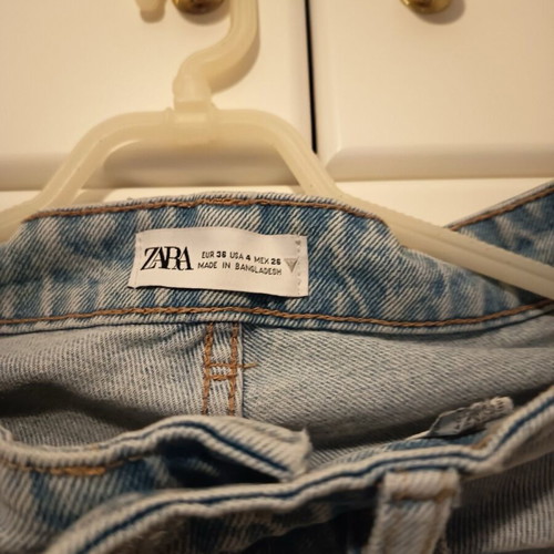 Zara jeans Moms fit n36 used, blue