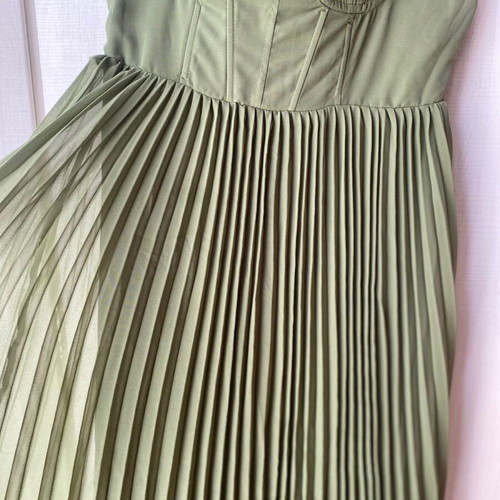 Green dress new size XL with adjustable straps