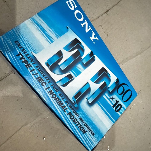 Sony EF 60 audio cassettes new, pack of 10