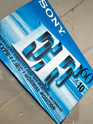 Sony EF 60 audio cassettes new, pack of 10
