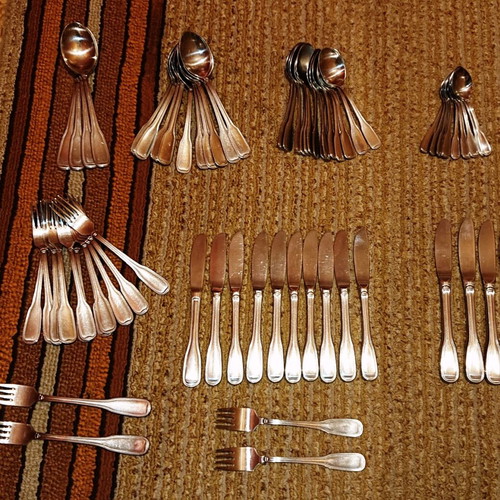 Gense Sweden 18/8 cutlery set, 68 pieces, used