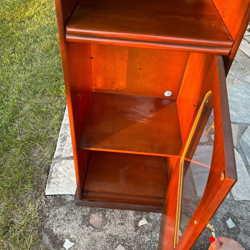 Living room furniture used, wooden with drawer and wheels