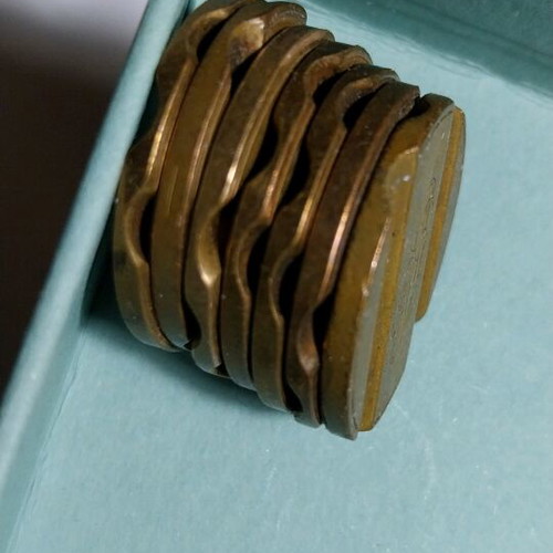 Gettone used phone coins, pack of 7 pieces