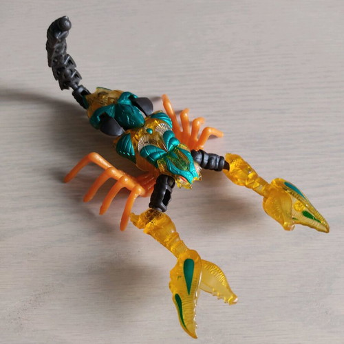 Beast Wars Scorpion figure used with missing parts