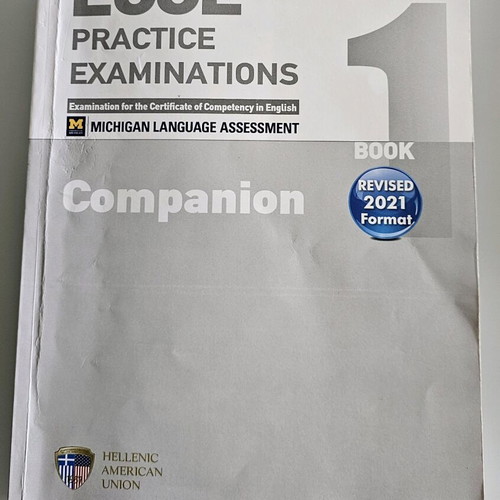 ECCE Practice Examinations 1 Companion like new