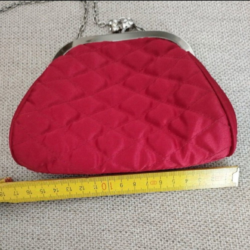 Alexi Andriotti red quilted women's bag like new