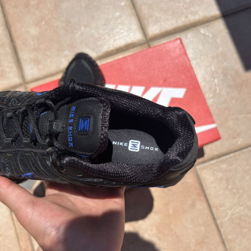 Nike TL Shox sneakers like new, size 43, black and blue