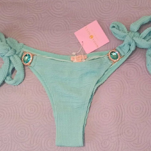 Moda Minx bikini bottom new, turquoise, size medium