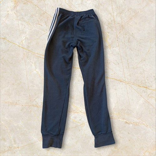 Adidas Climalite tracksuit used, black with white stripe, Small