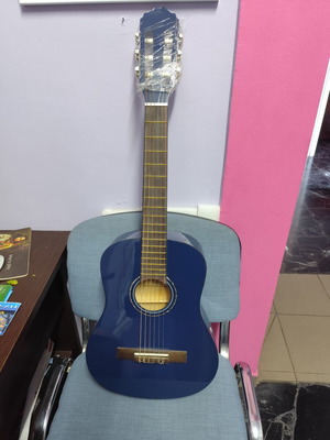 Children's blue classical guitar for up to 10 years old new