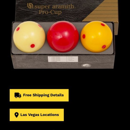 French billiard balls like new, new from old stock