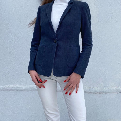Zara blazer blue, size S/M, like new