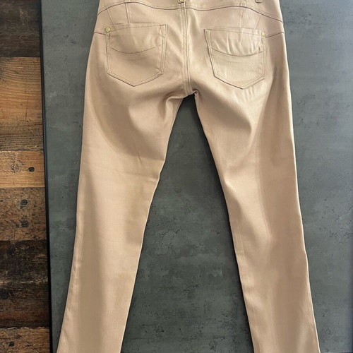 Blue Rags women's five-pocket jeans pants like new, size 38, beige