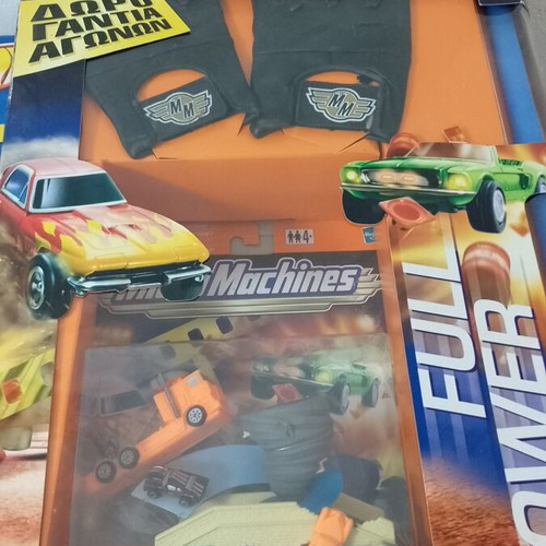 Micro Machines vintage Easter candle with racing gloves and Tornado Twist track new