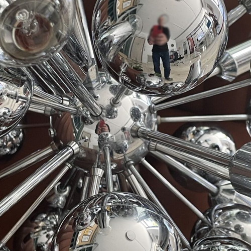 Vintage Sputnik chandelier by Cosack Leuchten, Germany