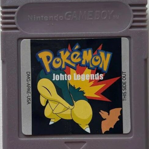 Pokemon Johto Legends Game Boy Color new game only repro PAL