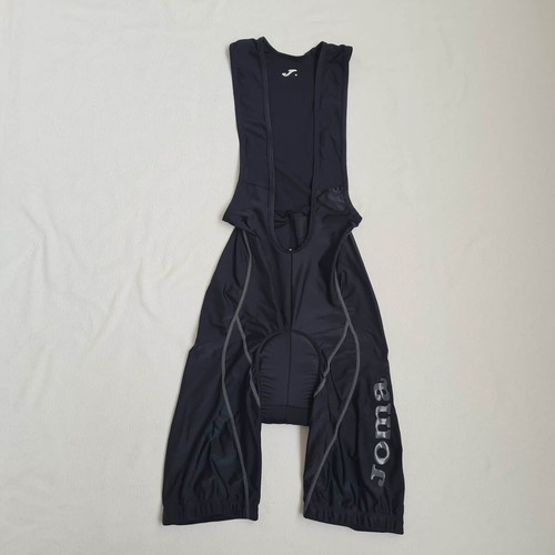 Joma Men's Cycling Bib Shorts size M with CoolMax Invista padding black like new