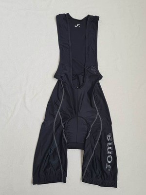 Joma Men's Cycling Bib Shorts size M with CoolMax Invista padding black like new