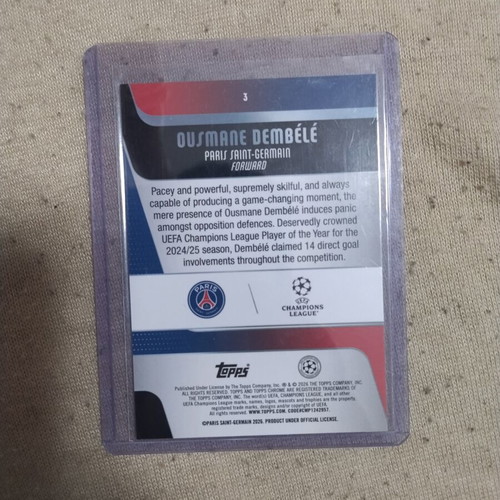 Ousmane Dembélé 058/150 collectible card new