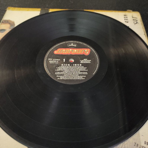 INXS Kick LP used, original Greece pressing 1987